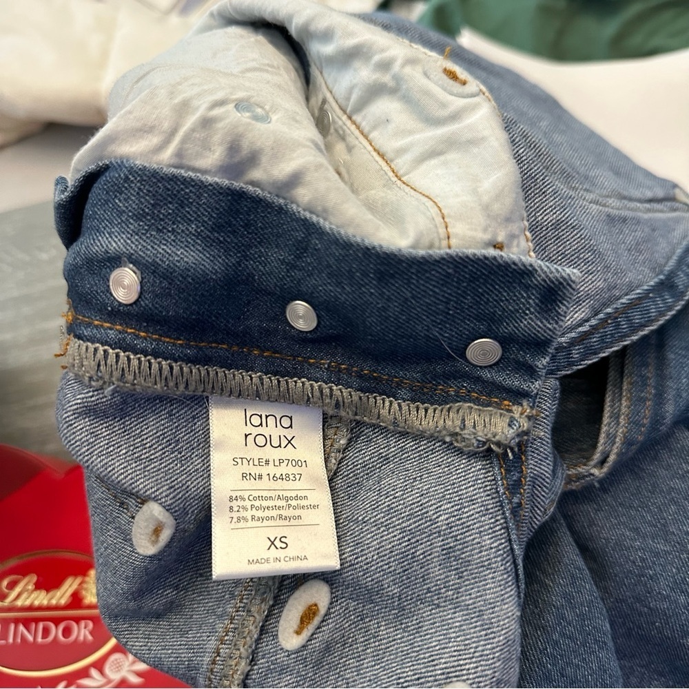 Lana Roux Denim Overalls - Picture 13 of 13